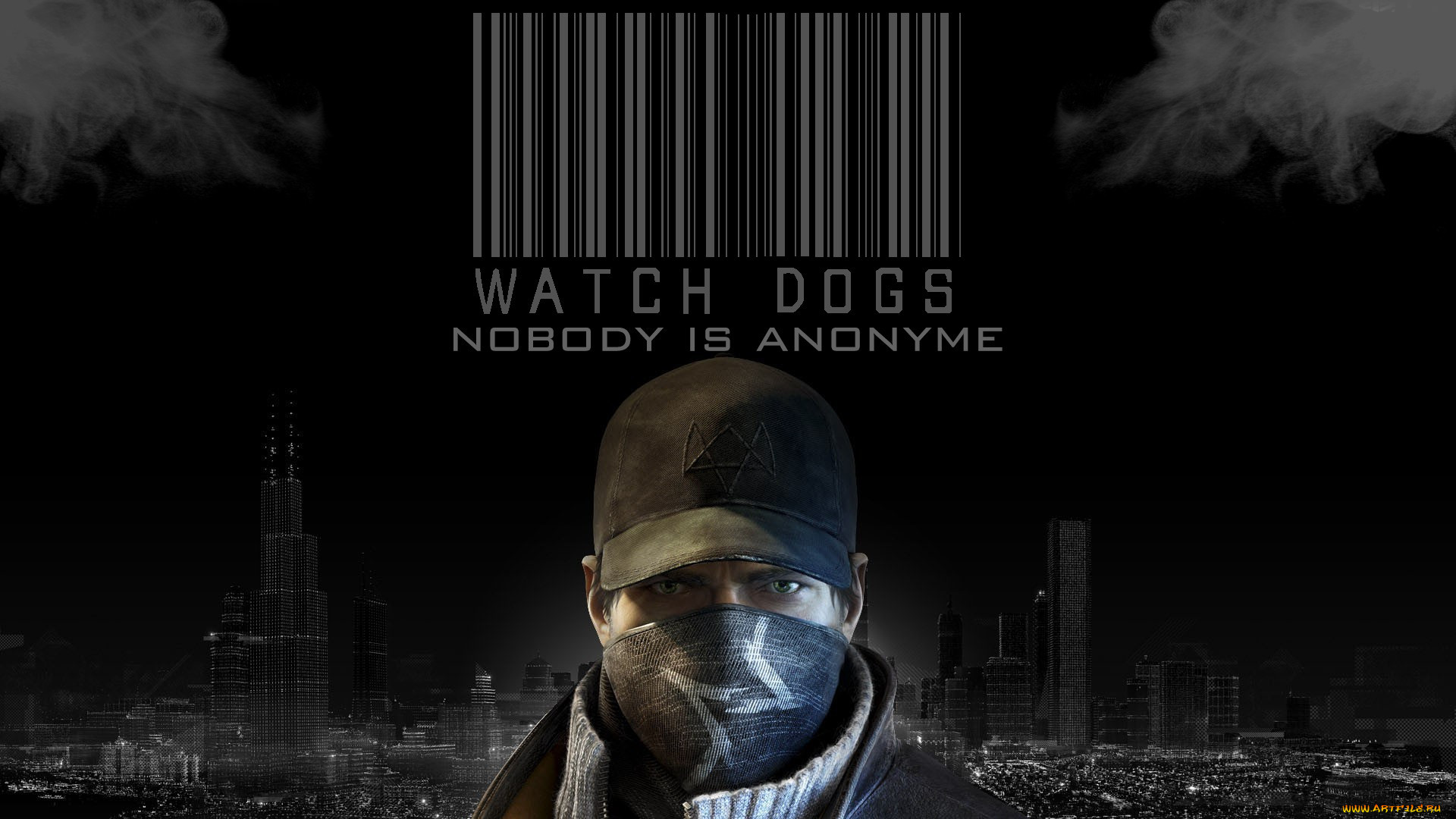 Обои Видео Игры Watch Dogs, обои для рабочего стола, фотографии видео, игры,  watch, dogs, город, лицо, ночь Обои для рабочего стола, скачать обои  картинки заставки на рабочий стол.